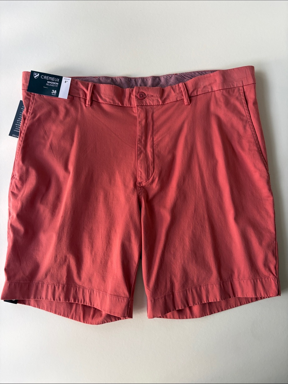 Cremieux Men’s 8” Madison Relaxed Fit Shorts Size 38